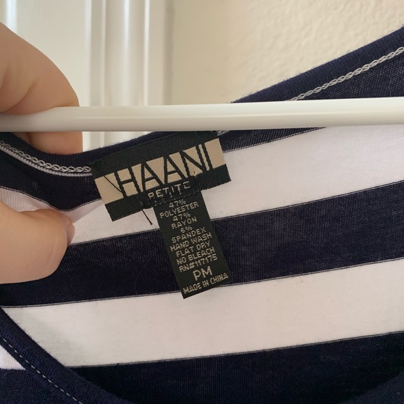 *2 for $25* HAANI Blue and White dress. Petite M - Picture 4 of 4